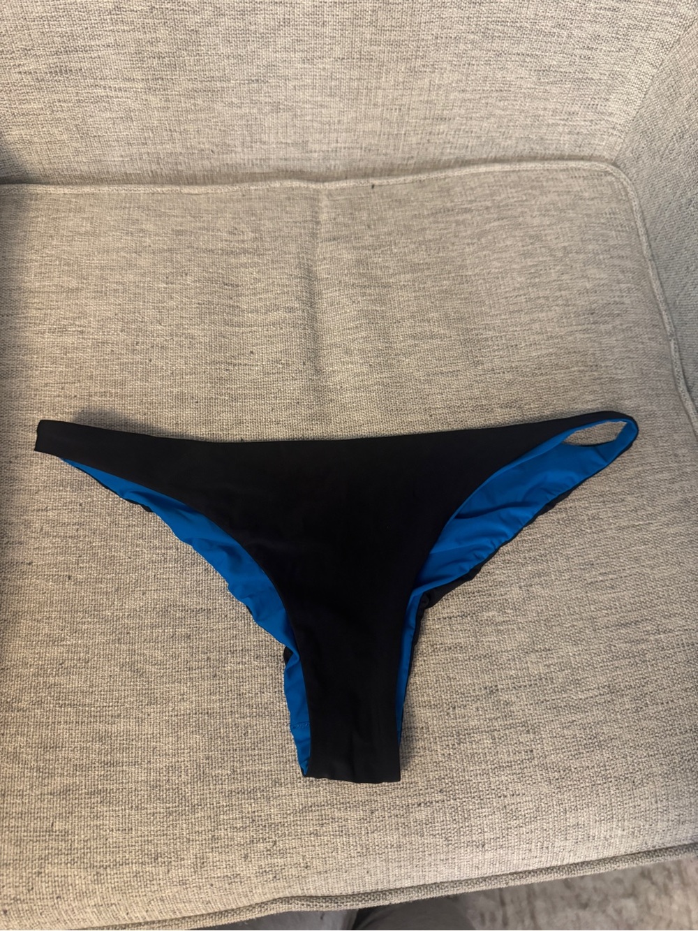lululemon athletica Reversible Black and Blue Bikini Bottom